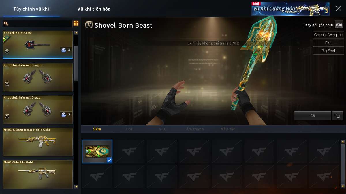 shop acc cf uy tin gia re